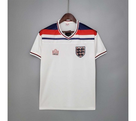 England 1982 World Cup Home White Soccer Jersey